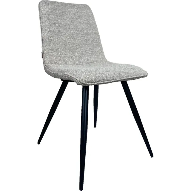 Oist Design Ciro dining chair - Bouclé Natural - eetkamerstoel Grijs