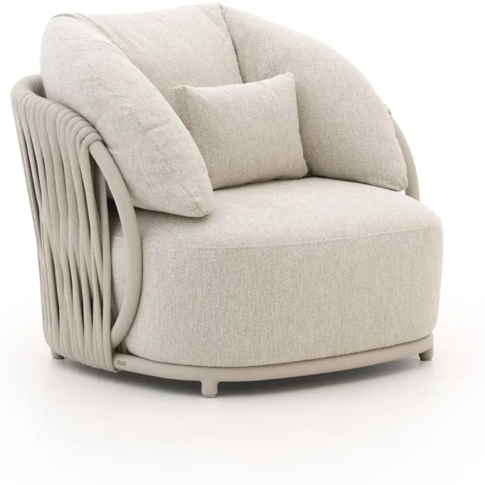 Suns Vivaro/Nova stoel-bank loungeset 5-delig taupe, foto 5
