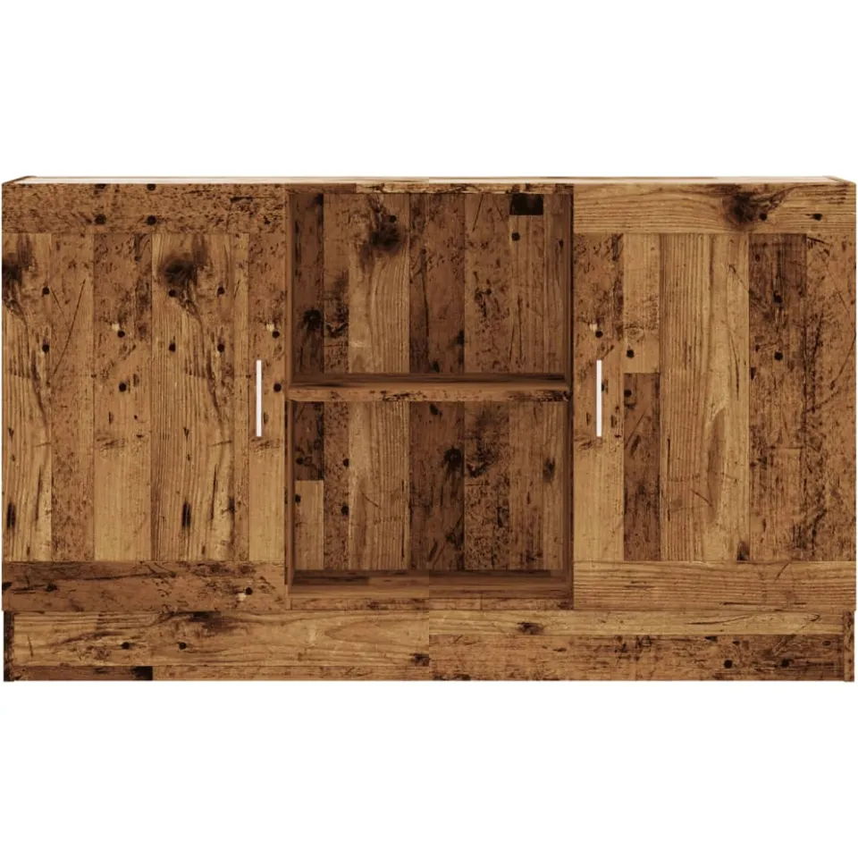 vidaXL Dressoir 120x30,5x70 cm bewerkt hout oud houtkleurig bruin, foto 4