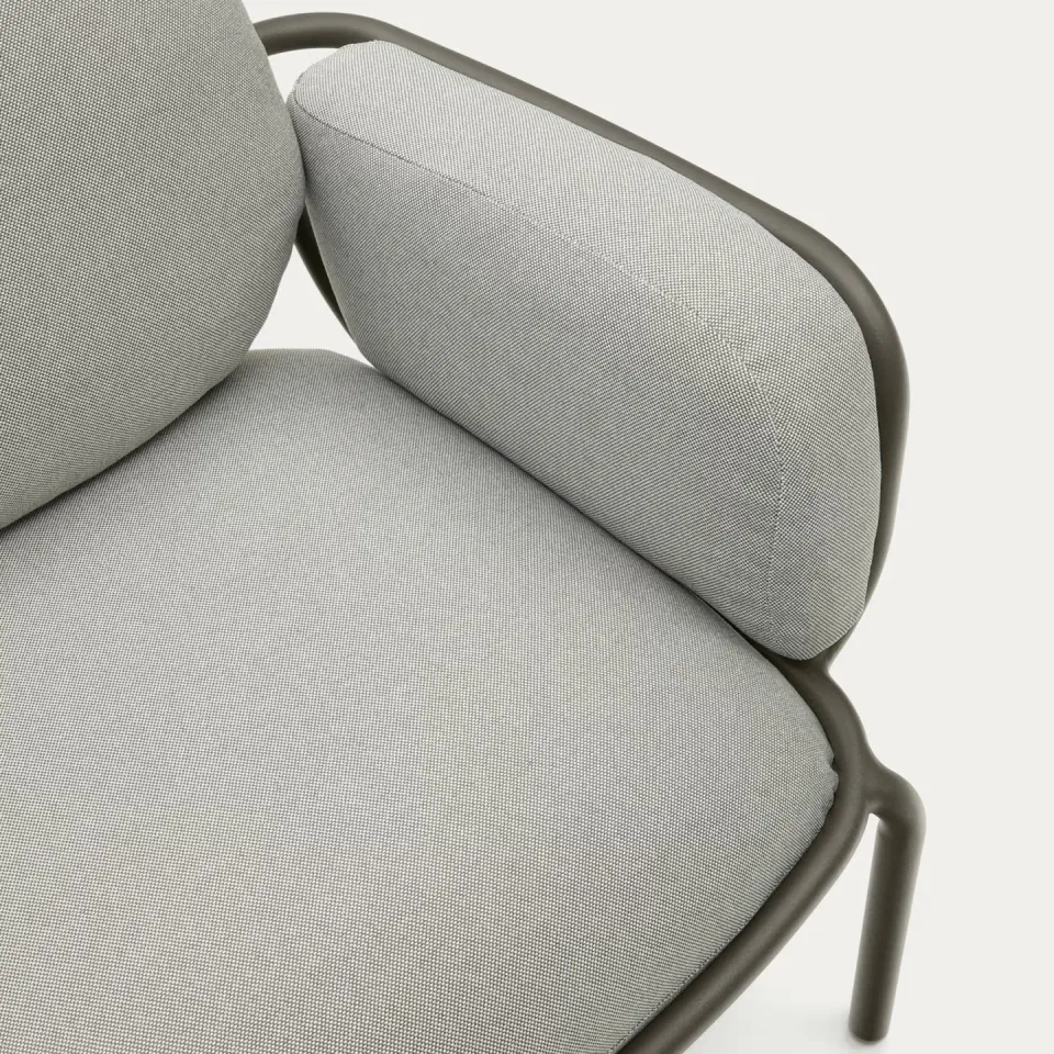 Kave Home Joncols outdoor fauteuil grijs, foto 7