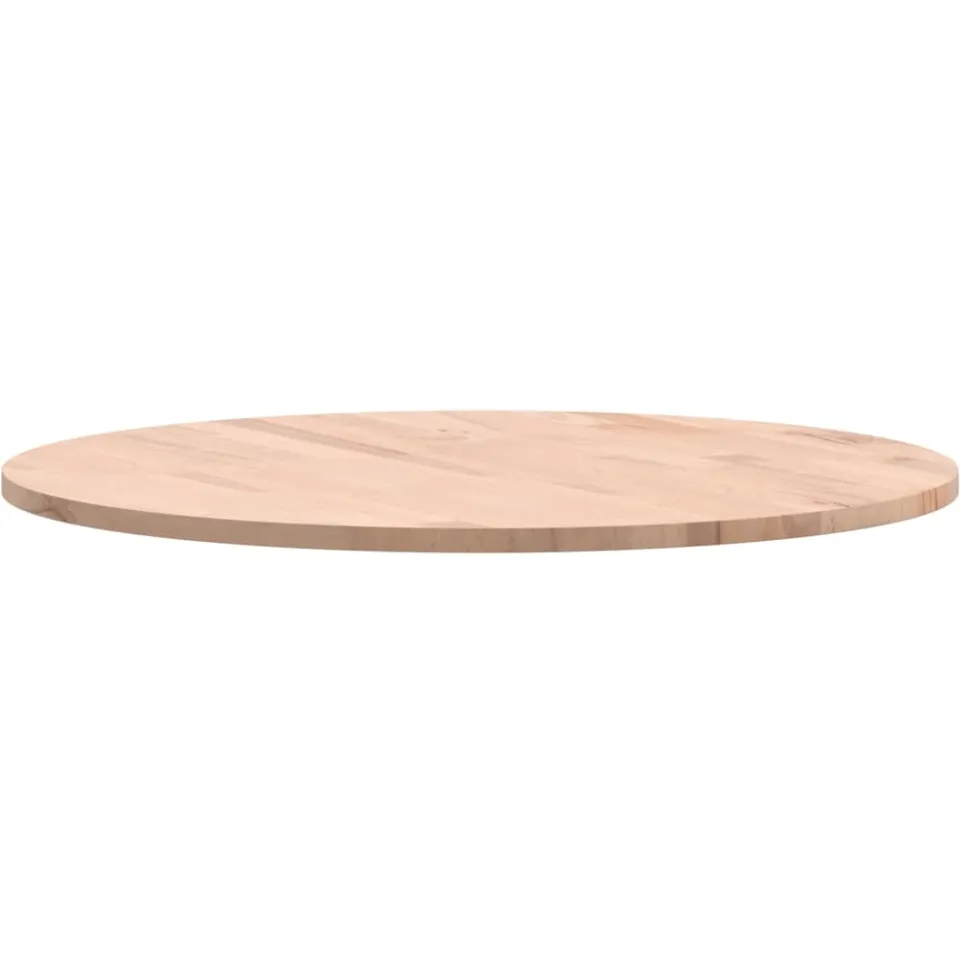 vidaXL Tafelblad rond Ø60x1,5 cm massief beukenhout Bruin