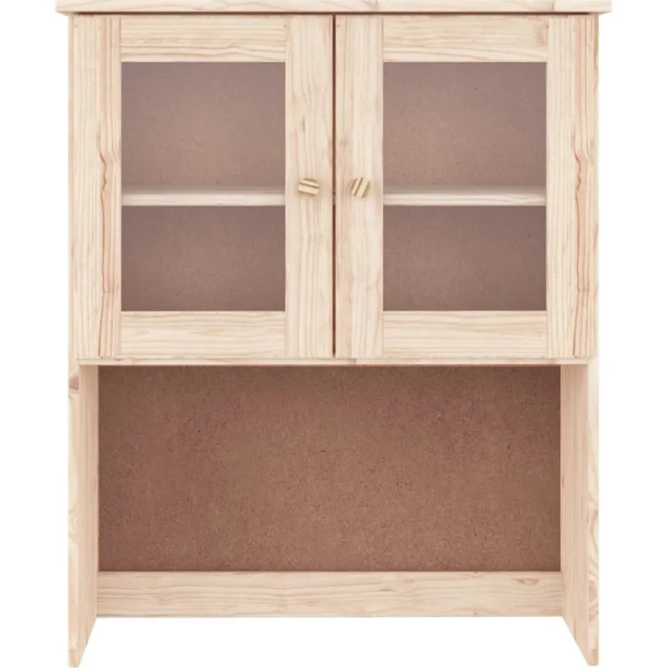 vidaXL Opzetkast ALTA 77x30x92 cm massief grenenhout bruin, foto 4