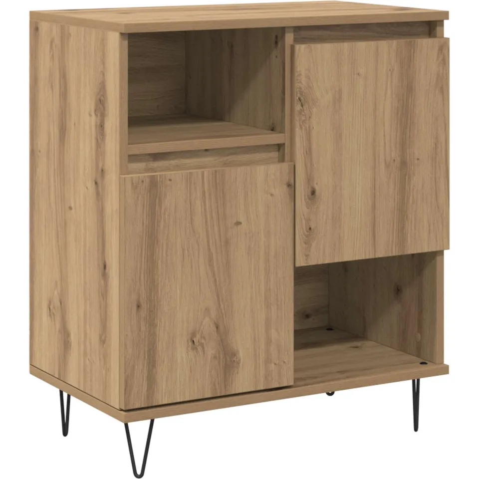 vidaXL Dressoir Artisan Eiken 60 x 35 x 70 cm, foto 3