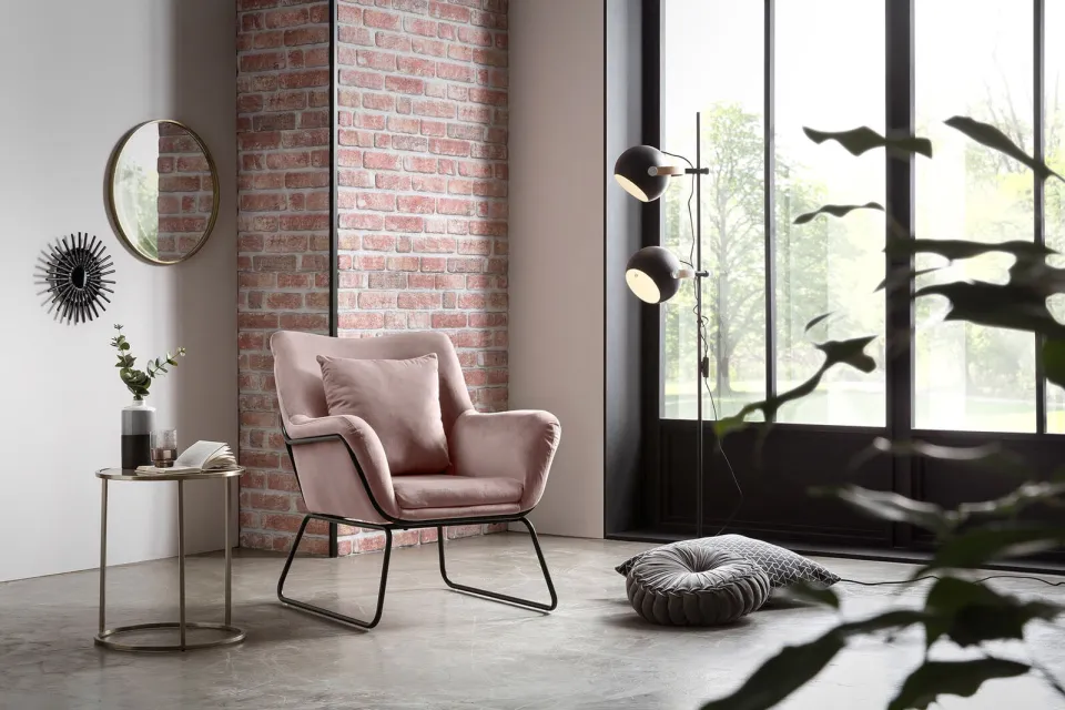 Fauteuil Gwen roze, foto 6