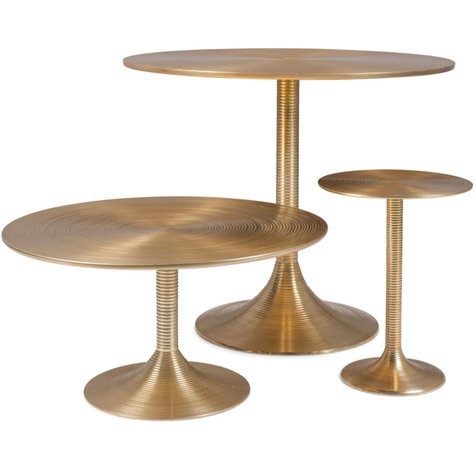 Bold Monkey Hypnotising Round bijzettafel goud, foto 2