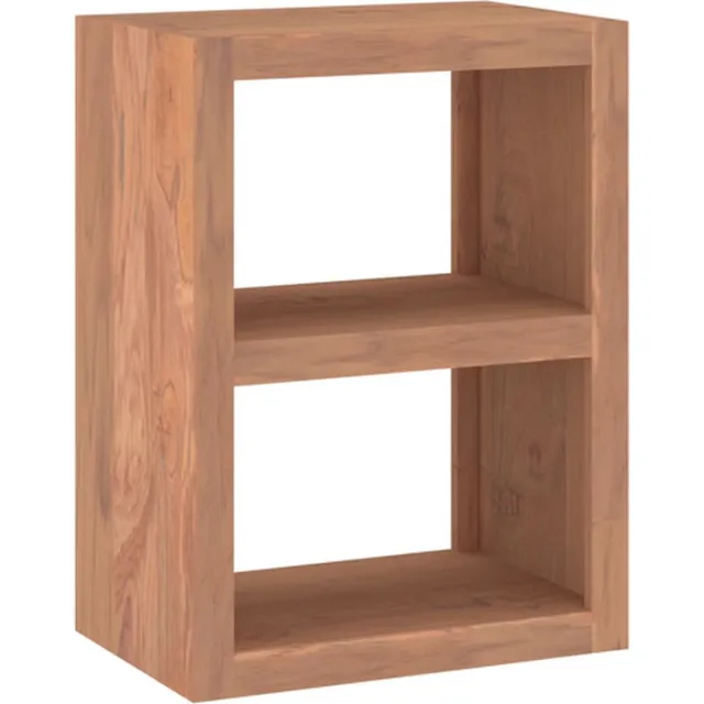 vidaXL Bijzettafel - 45x30x60 - cm - massief - teakhout Bruin