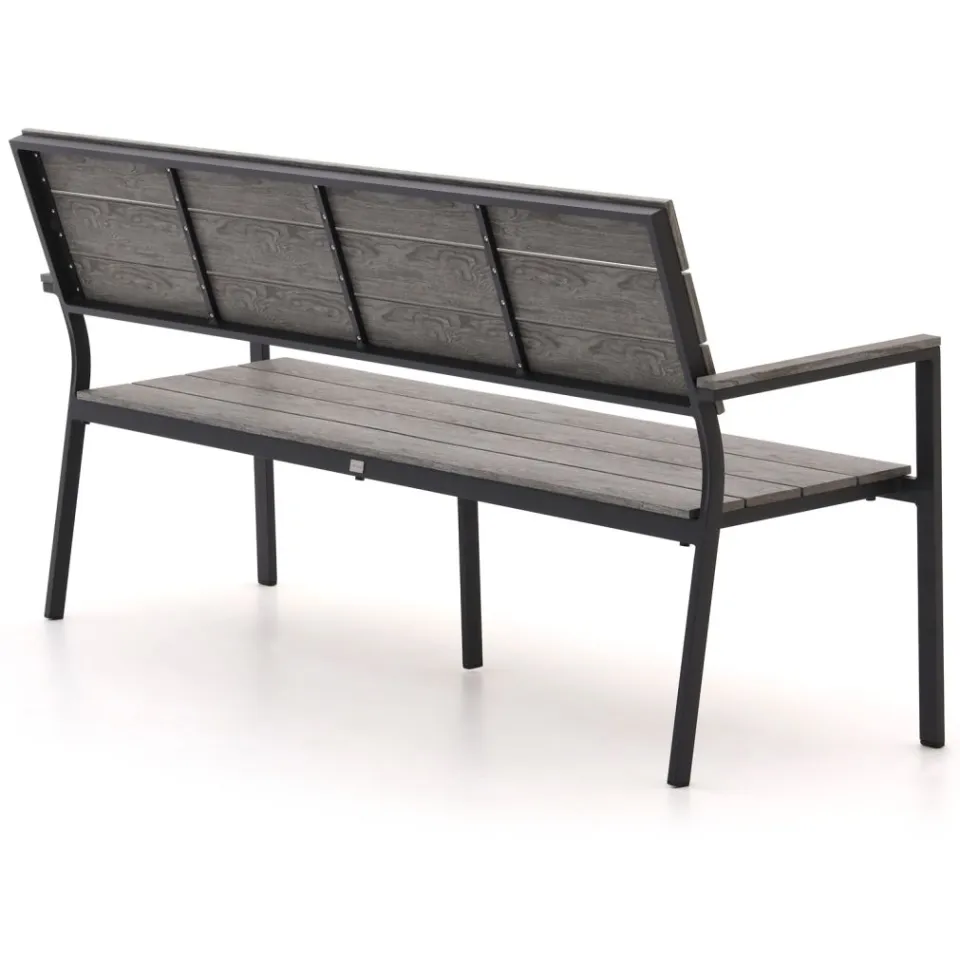 Bellagio tuinmeubelen Bellagio Fidenza tuinbank 183cm grijs, foto 4