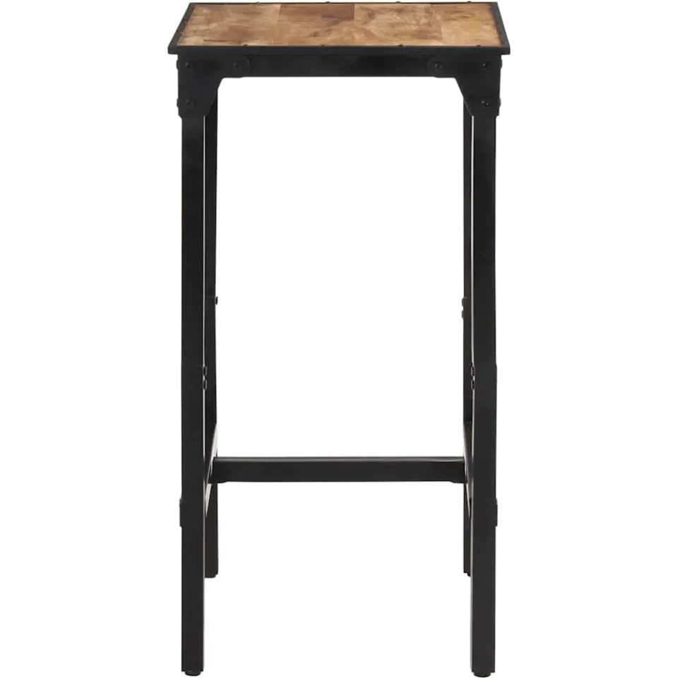 vidaXL Bartafel 60x55x107 cm massief ruw mangohout bruin, foto 2