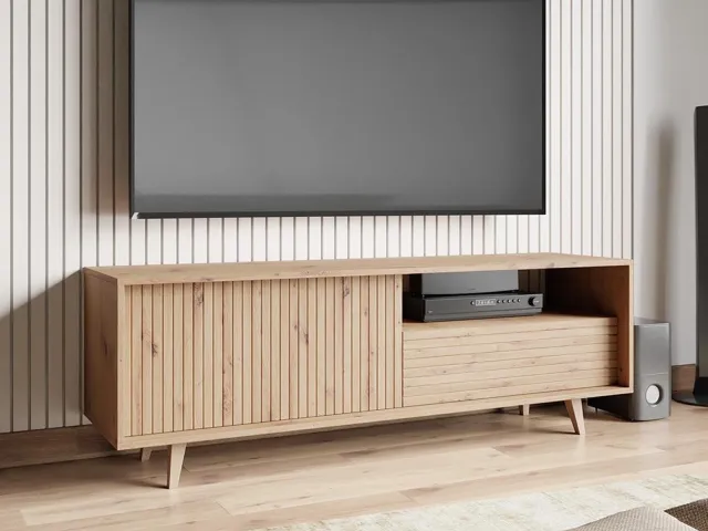 Mobistoxx Tv-meubel TRIKY 1 deur 1 lade artisan eik