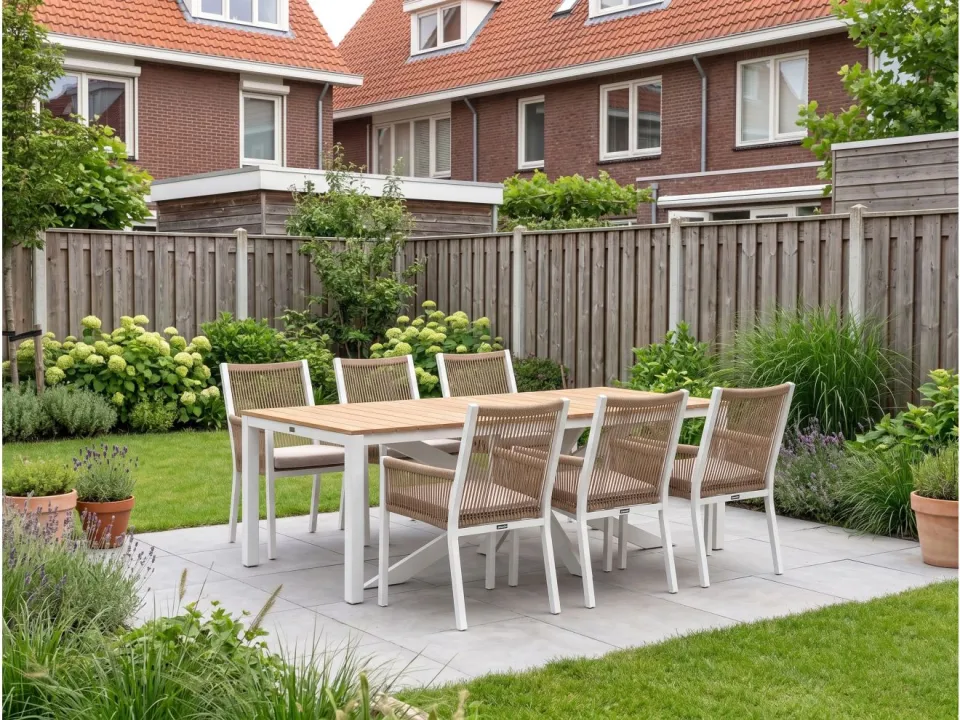 Manifesto Furniture Manifesto Rivola/Furato 220cm dining tuinset 7-delig, foto 4