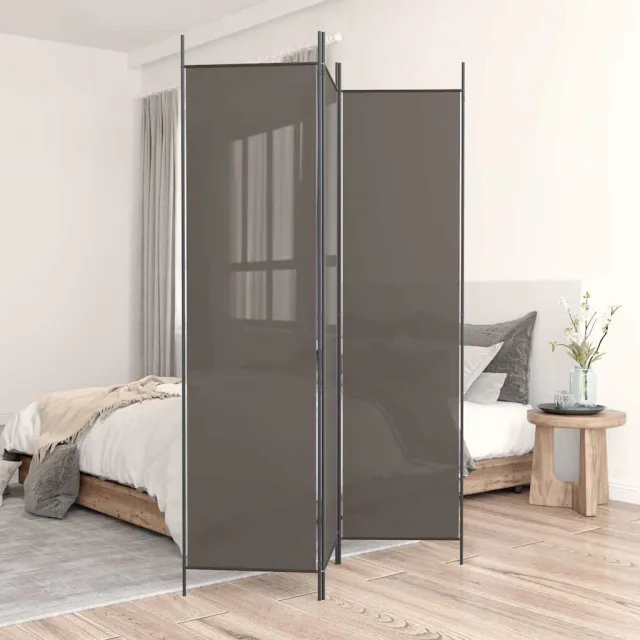 vidaXL Kamerscherm met 3 panelen 150x200 cm stof antracietkleurig, foto 2