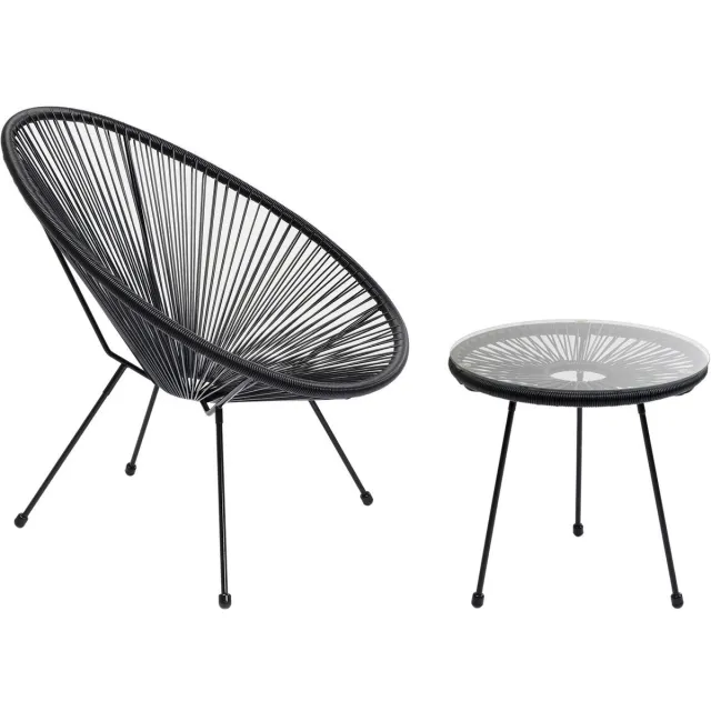 Tuinmeubilair Acapulco Mono zwart Kare Design