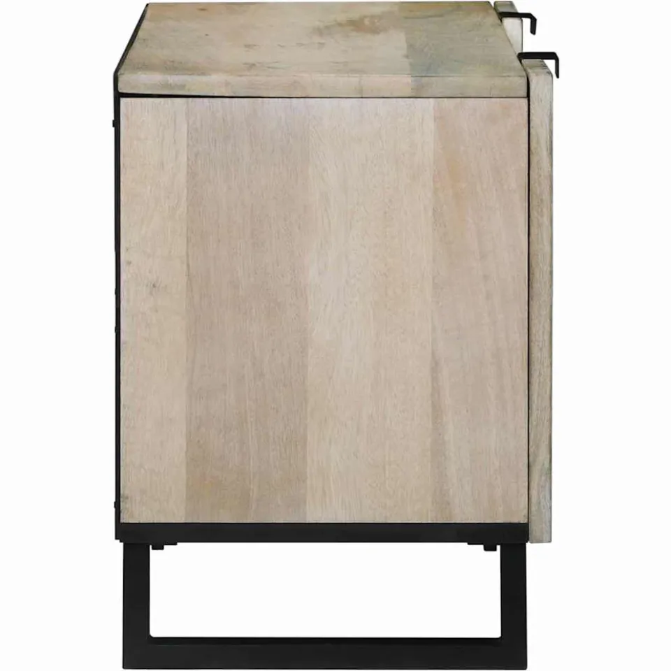 vidaXL TV Eenheden 105 x 33 x 46 cm Wit Bewerkt hout, foto 4