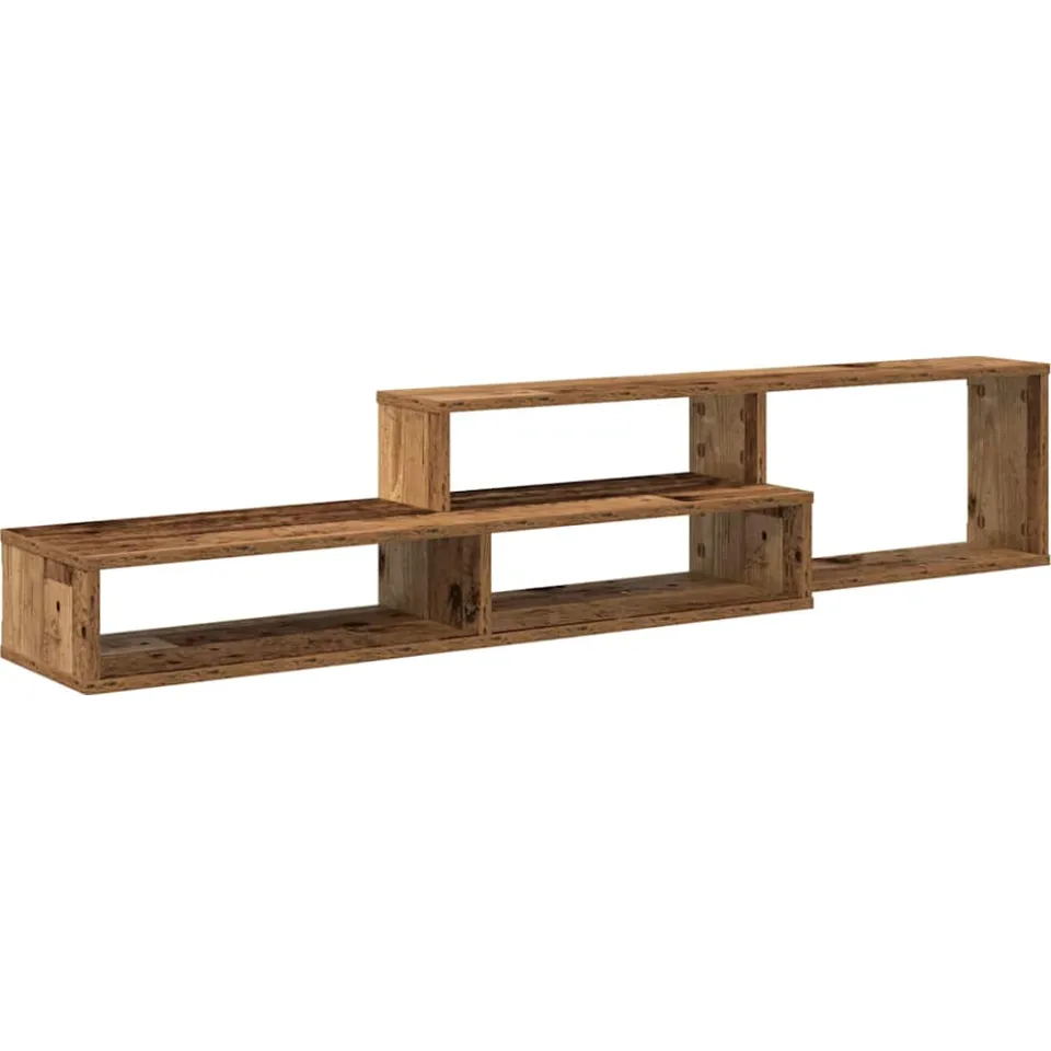 vidaXL TV-stand 150x25x28,5cm Bewerkt hout bruin, foto 3