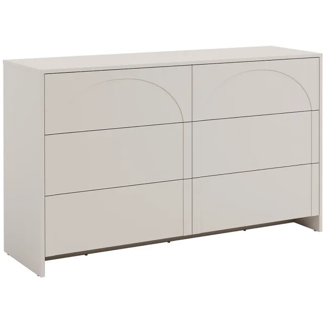 Vente-unique Ladekast 6 lades - MDF - Beige - NALYRA van Maison Céphy