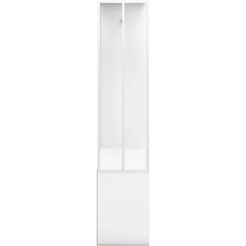 vidaXL Garderobekast Wit 91 x 32 x 150,5 cm, foto 4
